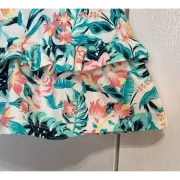 Tommy Bahama Tropical Floral Sleeveless Dress 2T Set of 2 Twins Multiples - Picture 11 of 15